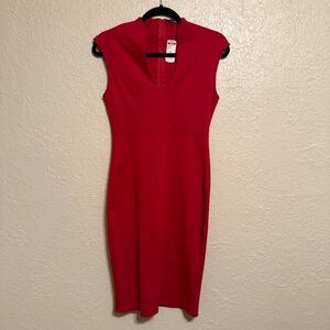 Elegant Red Women's Dress